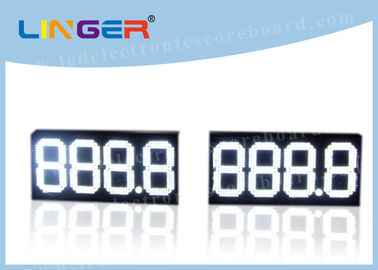 888.8 علامات أسعار الغاز الرقمية ، لوحة أسعار النفط الإلكترونية ، اللون الأبيض