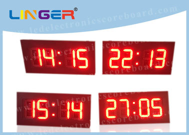 4 أرقام على مدار الساعة الرقمية الصناعية ، ساعة الحائط الرقمية مع تعليق بين قوسين