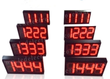 شبه - في الهواء الطلق الرقمية تسجيل الأسعار محطة وقود منتظم اللون الأحمر 12 &amp;#39;&amp;#39; 300MM