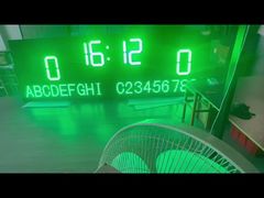 لوحة النتيجة الإلكترونية الكبيرة لكرة القدم بالخارج مع اسم الفريق