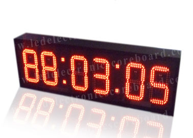 سوبر السطوع الأحمر على مدار الساعة الرقمية ، الساعة الرقمية لمحطة القطار