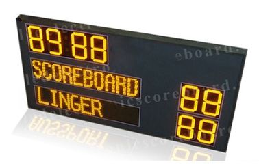 P12mm Pixel Module Team Name LED Horsepolo Scoreboard with Digits in Yellow Yellow
