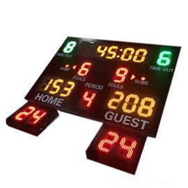 استخدام داخلي الصالة الرياضية كرة السلة الرقمية اللوحة مع 24 ثانية أطلق عليه الرصاص على مدار الساعة