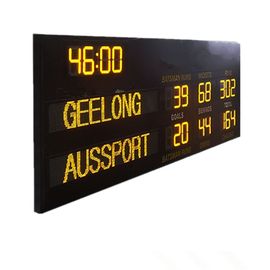 وضع أستراليا AFL لوحة النتائج الإلكترونية مع وظيفة الوقت باللون الأصفر