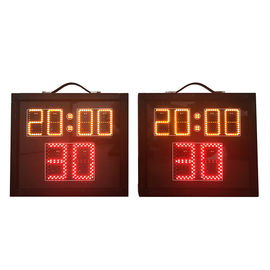 ساعة كرة سلة من الألومنيوم في الأماكن المغلقة ، لوحة نتائج رياضية متعددة مع وقت اللعب