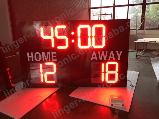 معيار Ecomomy Electronic LED Football Scoreboard IP65 مقاوم للماء