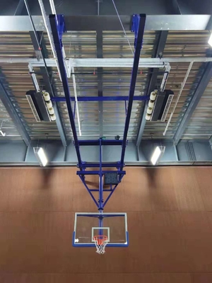 شنت سقف طوق كرة السلة الكهربائية المخصصة للألعاب الرياضية